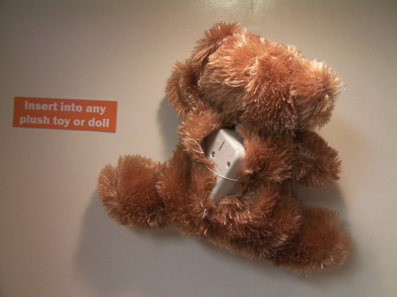 teddy bear voice recorder box